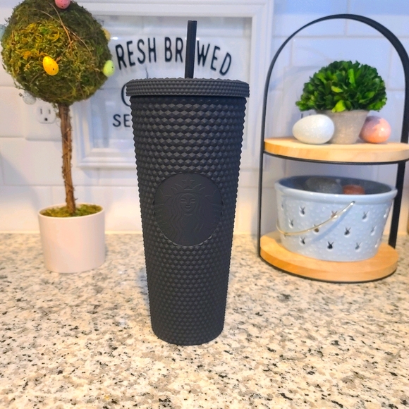 Starbucks Other - Starbucks Matte Black Studded tumbler